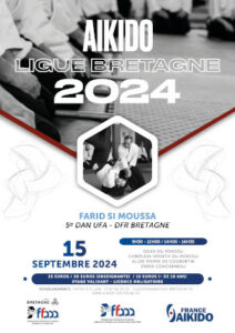 Stage de Ligue Aïkido 15 septembre 2024 @ Complexe sportif du Porzou | Quimperlé | Bretagne | France