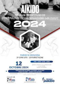 Stage Préparation 1-2 Dan Aïkido 12 octobre 2024 @ Espace sportif de la Madeleine | Guingamp | Bretagne | France