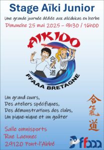 Événement juniors Aïkido 25 mai 2025 @ Salle omnisports | Quimperlé | Bretagne | France